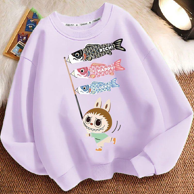 Cute and Loose Hoodies for Children, Fashionable Long-sleeved Hoodies for Boys and Girls In Spring and Autumn