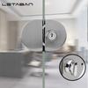 1 Set Double Open Glass Door Lock Stainless Steel Double Bolt Sliding Door Lock Office Glass Door Security Lock Home Hardware