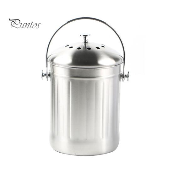 

Ведро для кухонных отходов с крышкой превращает отходы в натуральное удобрение Фильтр из нержавеющей стали с активированным углем для удаления запахов Утилизация мусора в помещении L