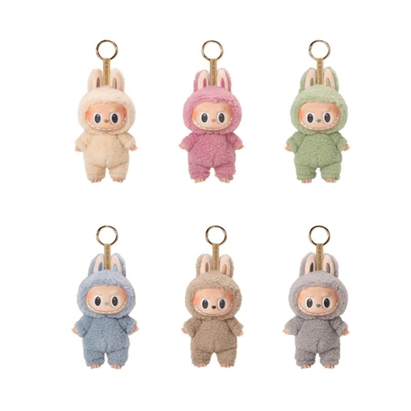 New POP MART Labubu The Monsters Exciting Macaron Lychee Berry Vinyl Plush Pendant PPMT-2310-0069