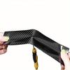 Car Door Edge Protection Film 3D NanoCarbon Fiber PVCWaterproof Scratch Proof AdhesiveTapeUniversal Fit Black Anti-CollisionFilm