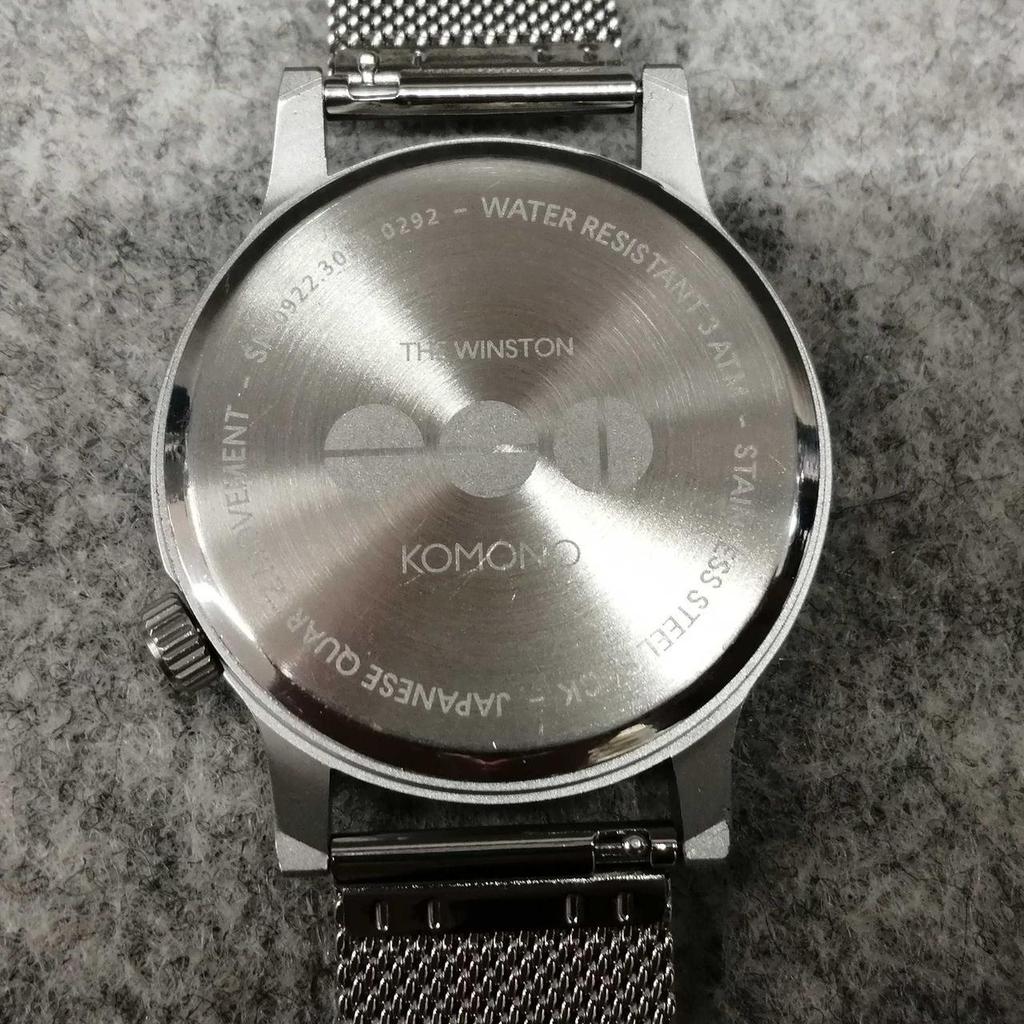 Used KOMONO THE WINSTON Quartz Analog Watch