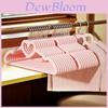 Perchas de Plástico Minimalistas Modernas con Diseño de Corazón y Lazo para Almacenamiento en Dormitorio