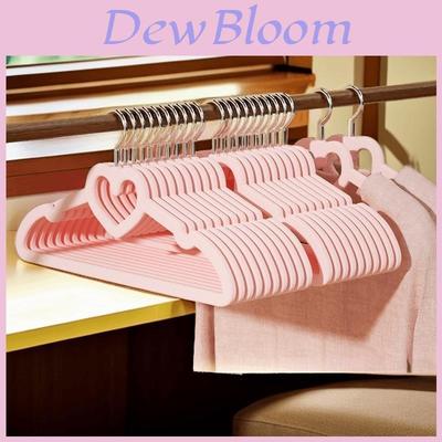 Perchas de Plástico Minimalistas Modernas con Diseño de Corazón y Lazo para Almacenamiento en Dormitorio