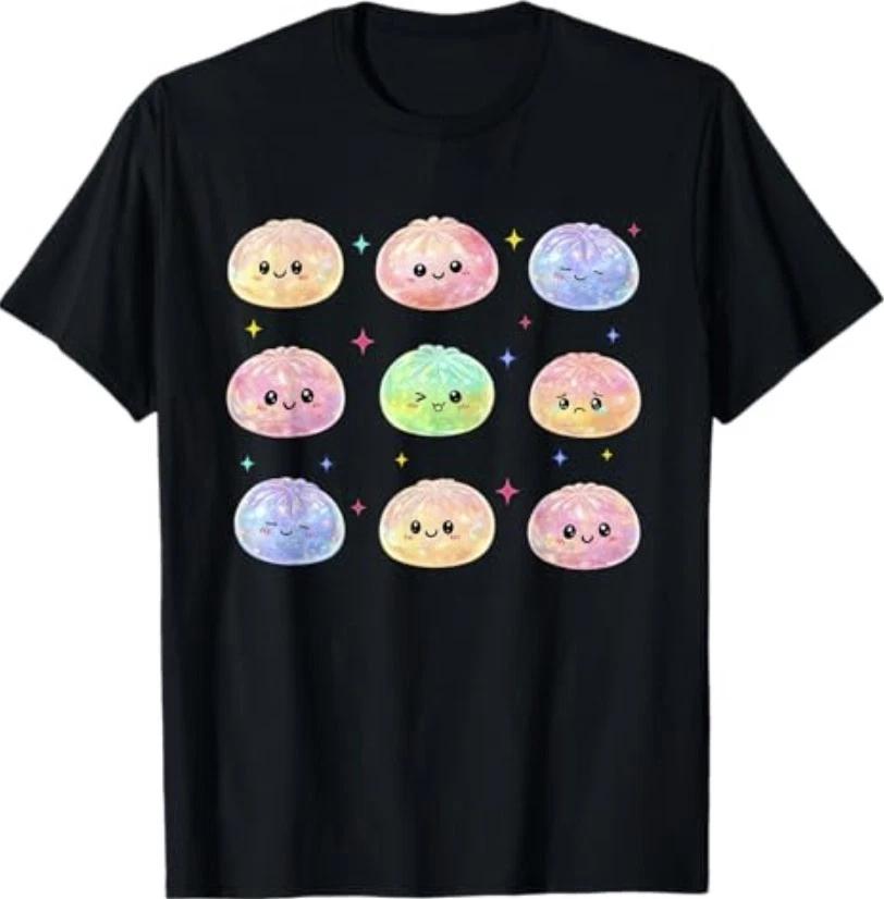 Kawaii Dumpling Cute Pastel Anime Dumpling Lovers Girls T-Shirt S