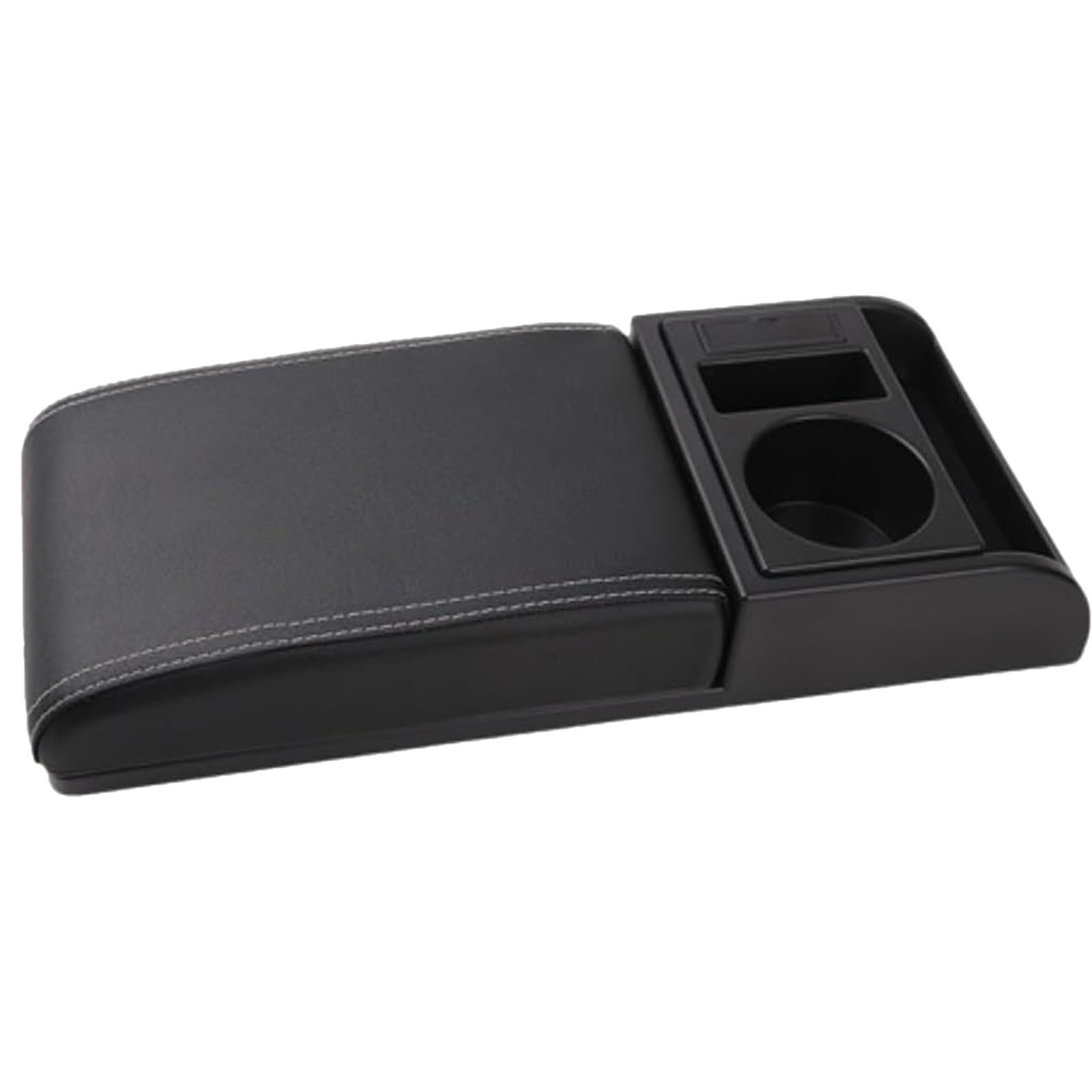 

Aristal Выдвижной консольный бокс с подстаканником для хранения, подлокотник, (белый) белый