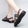 FashionNew Casual Comfort Sandals Summer Genuine Leather Men's Dual-use Sandals Man's Beach Vacation Shoes Soft Sole Non-slip Slippers