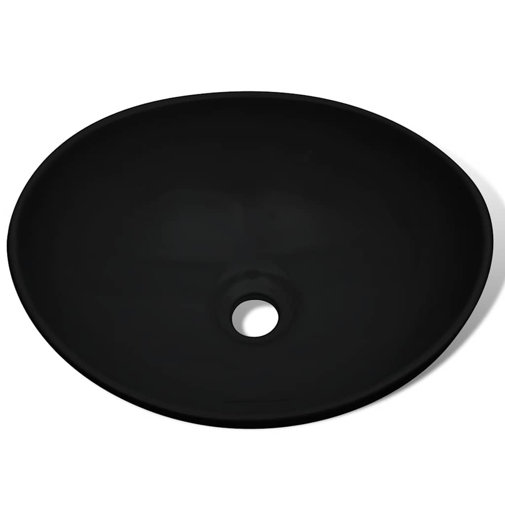 Ceramic Wash Basin 40 X 33 Cm Black