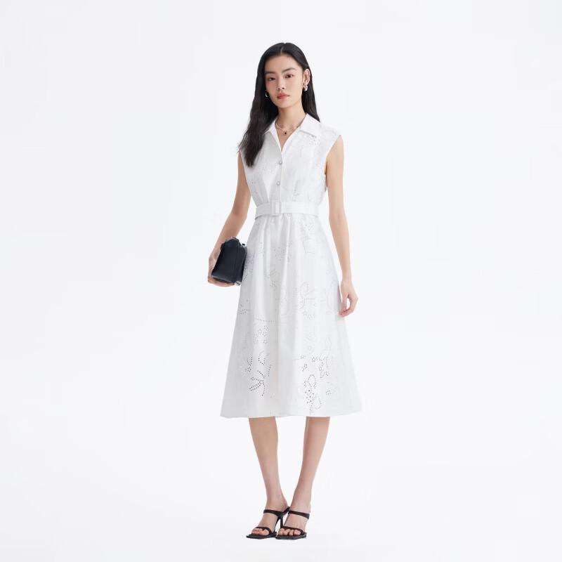 VEROMODA 2026 Summer Cotton Belted A-Line Midi Dress