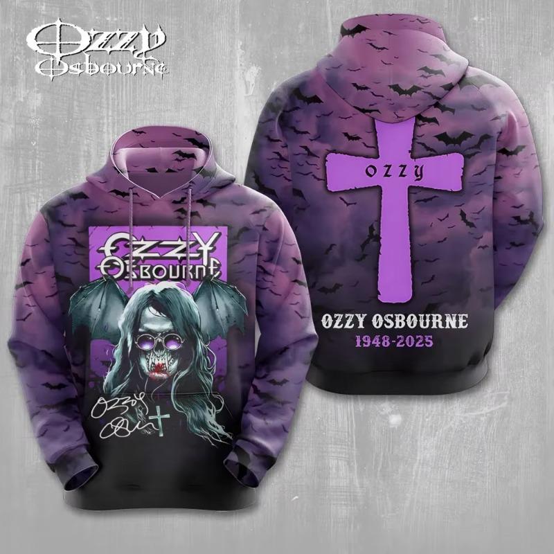 Men's Hoodie New Rock Ozzy Osbourne Band 3d Print Hoodies Men Women Fashion Street Hoodie Sweatshirt Women Coat Hip Hop Sudadera