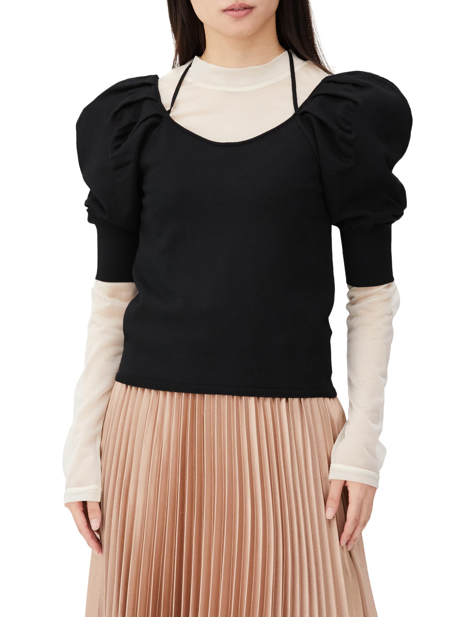 

Женский вязаный комплект из двух частей Jill by Jill Stuart, черный