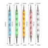 5pcs/set Double Headed Nail Dot Pen For Nails Art Decoration Acrylic Rhinestone Diamond Nail Dotting Tool