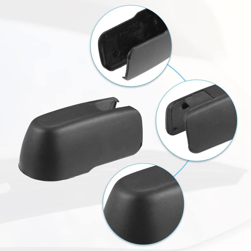 ACROPIX Rear Wiper Arm Nut Cover Cap for Suzuki Compatible with Swift MK III Hatchback (Black) 1 Pcs