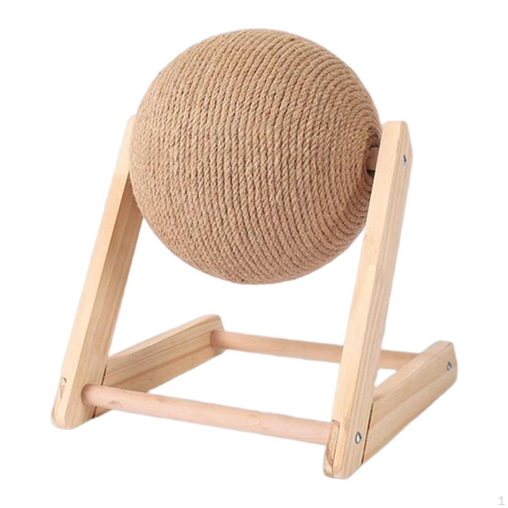 Sisal Cat Scratch Ball, Scratching Toy, Wear-resistant Interactive Pet Toy