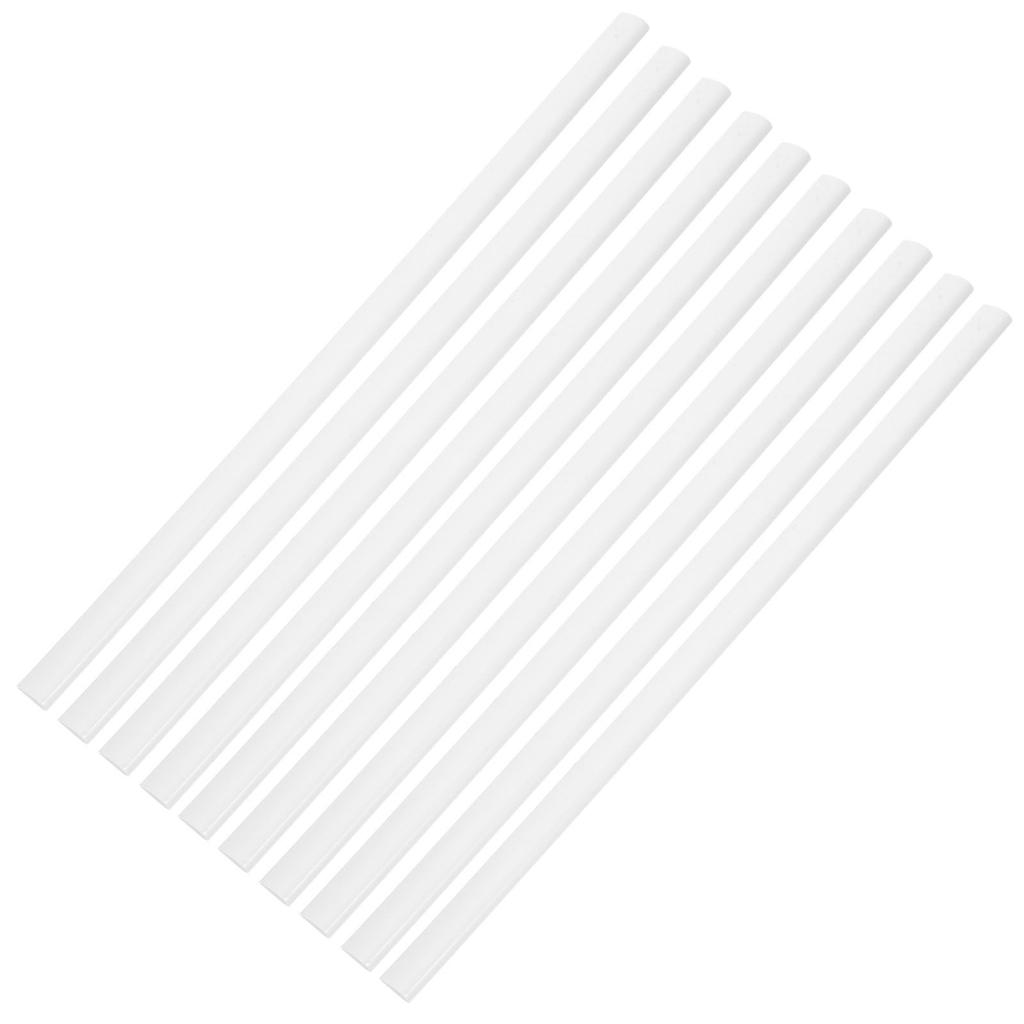 10Pcs Easy-Use Plastic Slide Binders Binding Bars for School Office Home Transparent File Organization Loose Leaf Bookbinding