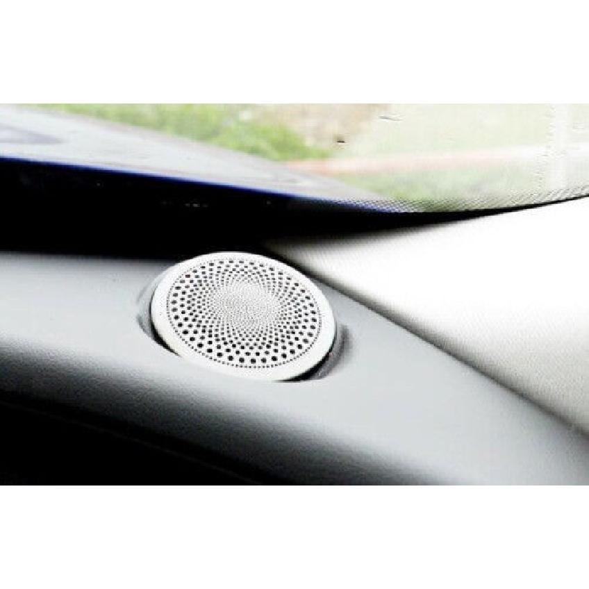 For Jaguar F-pace 17-2020 Cover Trim Dashboard L&R Speaker Sound Silver Steel