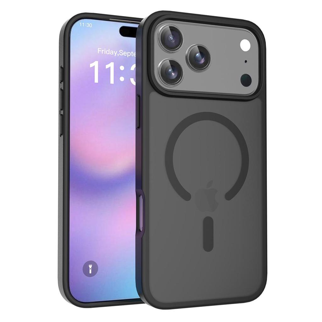 Silver Shield Frosted iPhone 17 Pro Max Magnetic Case