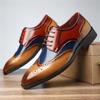 Nieuwe Heren Puntige Groen Wit Casual Brogues Oxford Schoenen Mannen Bruiloftskleding Homecoming Formele Bruiloft Formeel Schoeisel
