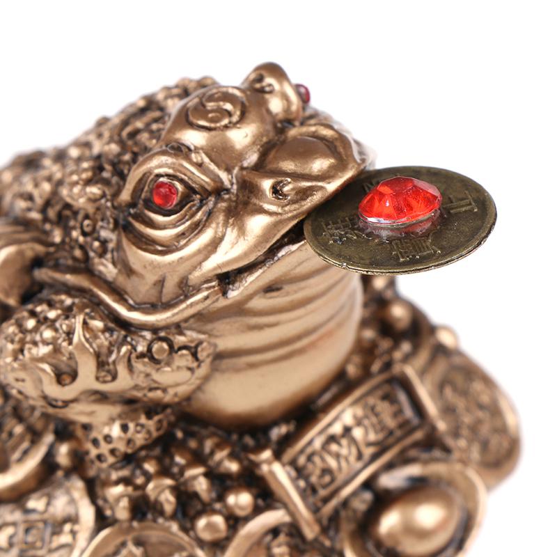 Chinese Amulet Toad Frog Feng Shui Yin Yang Home Office Decor  Vintage Protect Charm Talisman Powerful Wealth Success Health Lucky Jewelry Unisex