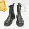 Fashion Hot Selling  Women's Boots 2024 New Round Toe Solid Color Low Heel Short  Casual Women's Fashion Boots