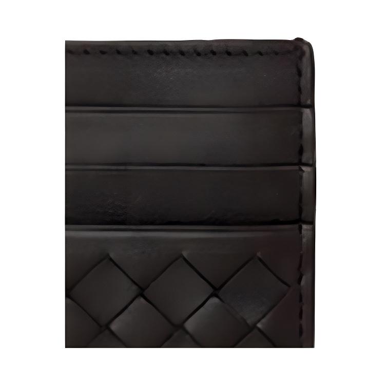 Bottega Veneta Intrecciato Classic Woven Design Leather Card Holder Men Accessories Brown 522326V47W12006