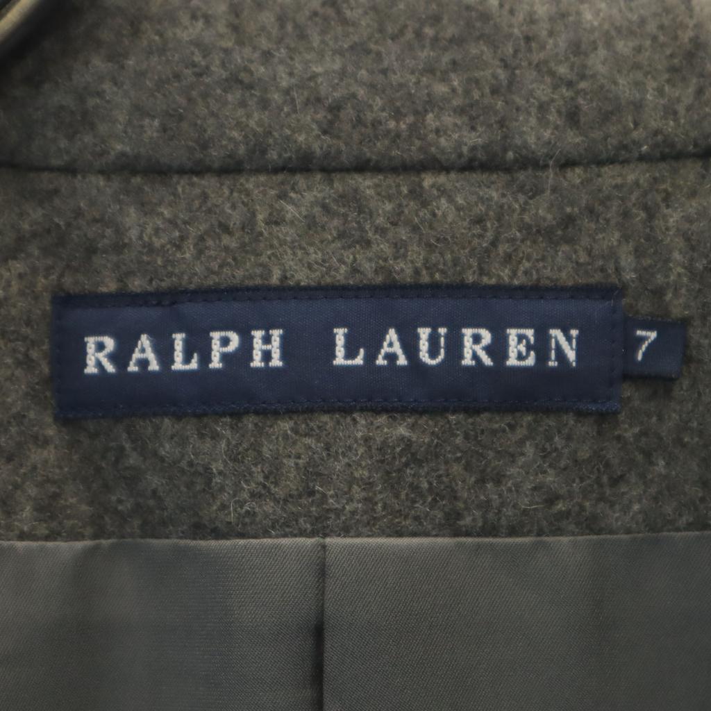 Ralph Lauren Jaqueta sob medida de mistura de lã 7 cinza Infantil Usada