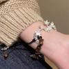 Pendant Butterfly Exotic Bracelet Handwoven From Alloy With Ethnic Flair Women For