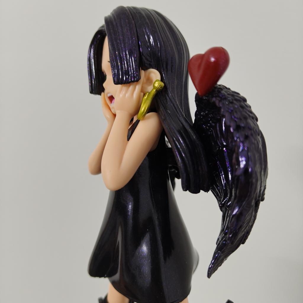 Anime One Piece Figure Boa Hancock Sexy Seraphim Black Hancock Statue 23cm PVC statue Collection Model Toys For Children Gifts