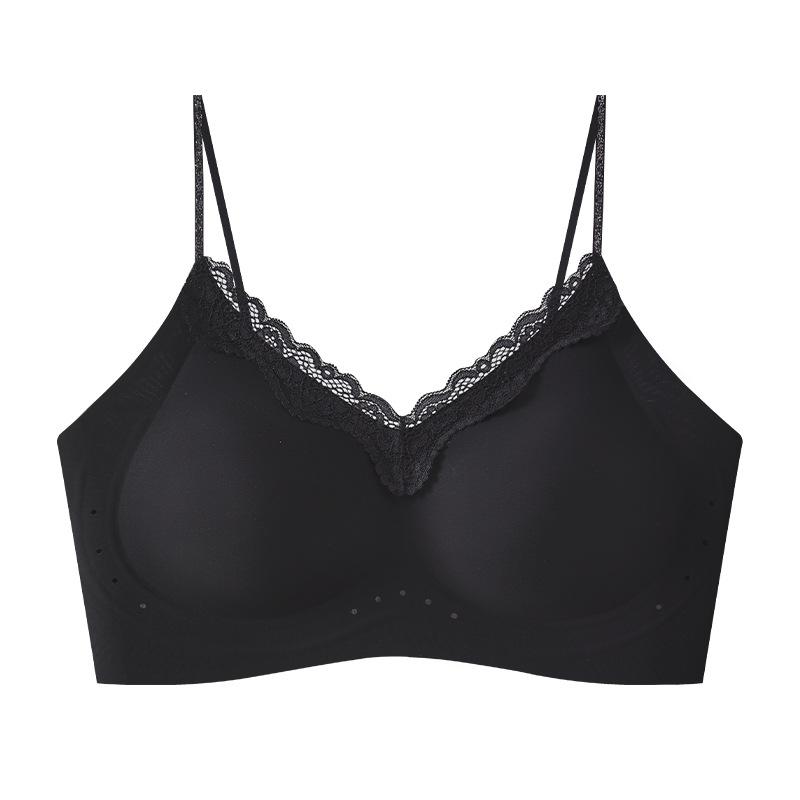 Simple and seamless women's lift comfortable and breathable anti-sagging vest integrated bra