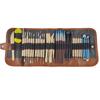 36-Piece Pottery & Sculpture Tool Set with Roll-Up Bag