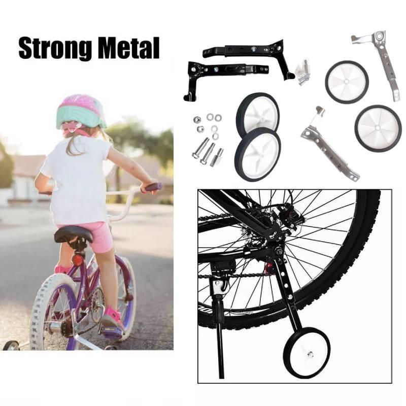 Versatile Adjustable Training Wheel Support For Children's Bikes With Sturdy Build