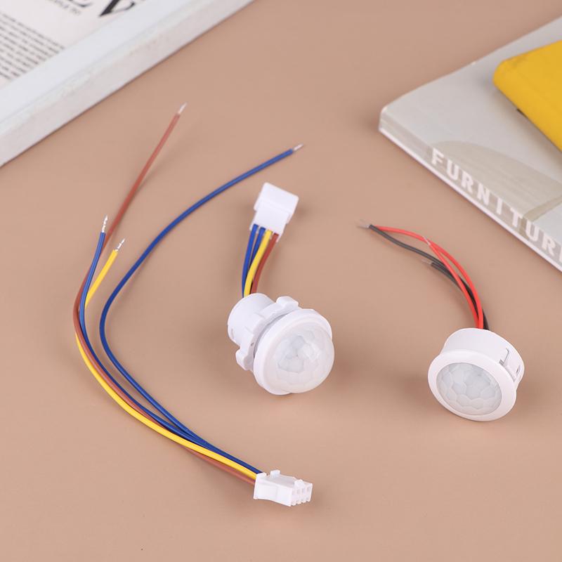 Led Pir No Adjustable Delay Human Body Infrared Detector Ir Infrared Motion Sensor Light Switch For Home Ac110-240V Dc 12V-24V