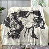 Portrait of a Puppy Throw Soft Flannel Throw Summer AC Blanket Lightweight Cool Nap Blanket for Sofa Bed Couch Travel