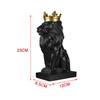 European Style Lion Statue Collectible Sculpture Table Decor Ornament for Bookshelf Office Living Room Tabletop Cabinet