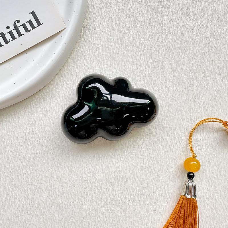 Creative Solid Color Cloud Magnetic Telescopic Mobile Phone Airbag Bracket Paste Ring Folding Internet Celebrity Gift