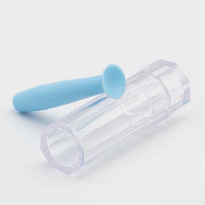1/6/12Pcs Contact Lens Plunger Sufficient Quantity Easy Contact Lens Removal Tool with Strong Suction Power Clear Blue Silicone Lens Remover