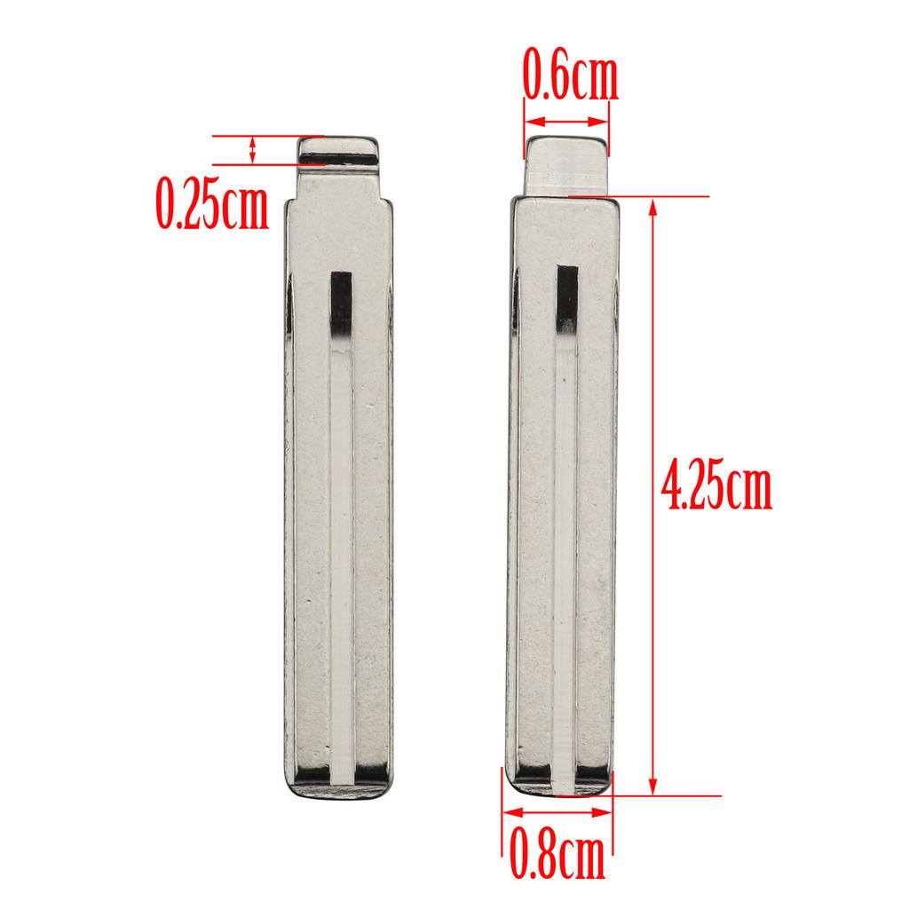 Jingyuqin Replacement 3/4 Buttons Remote Key Fob Car Key Case Cover Styling For Hyundai IX35 I20 3 Buttons Uncut Blade