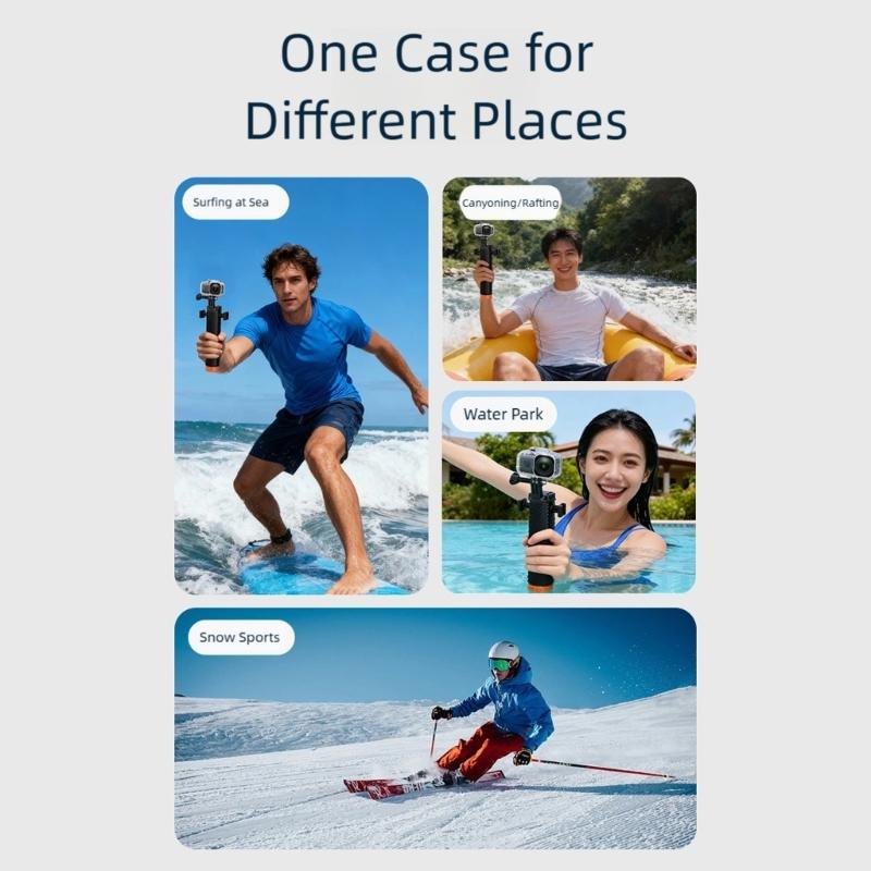45m Depth Waterproof Protective Case For Cameras With Shockproof Design And High Clarity Glass Cover AntiScratch Shell