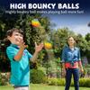 Moon Bouncy Ball for Kids - High Bouncing Space Ball, Easy Grip Stress Relief Toy, Outdoor Fun Party Gift