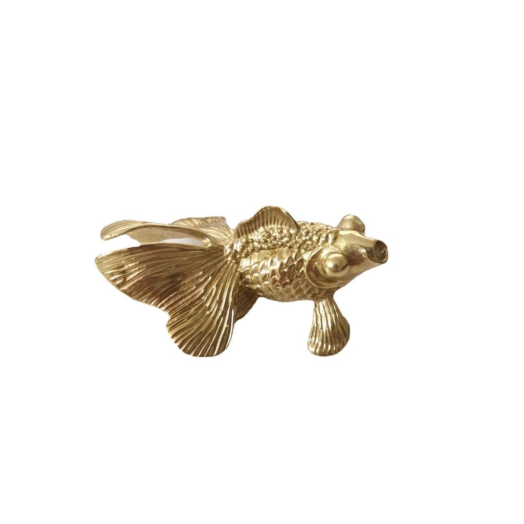Brass Goldfish Cabinet Handle for Doors, Drawers, and Wardrobes
