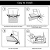 Kinder Reise Flugzeug Pedal Bett Tragbarer Sitz Baby Hängematte Verlängerung Anti-Rutsch-Design Aufkleber Oxford Stoff Beinauflage Für