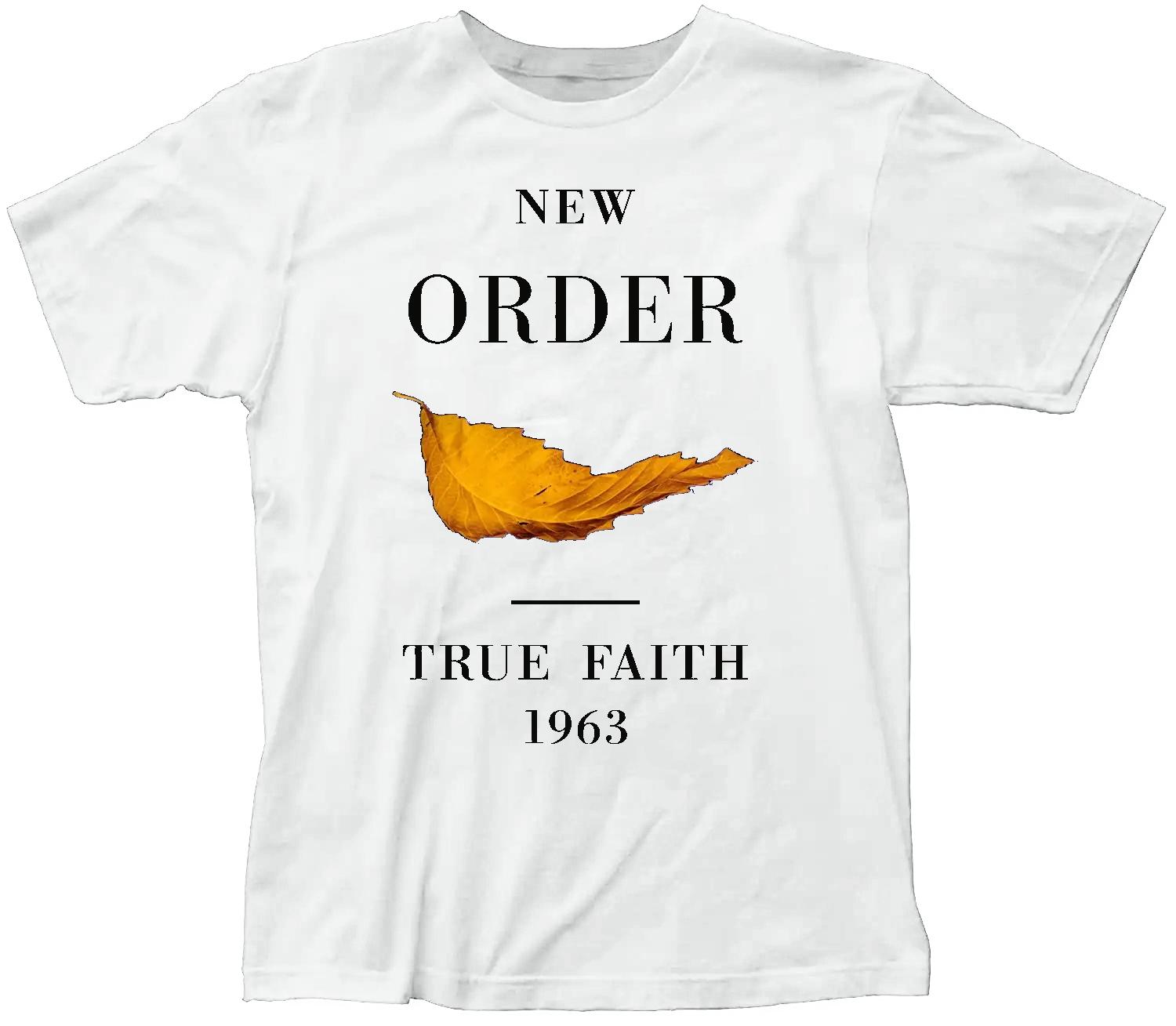 

Мужские топы Одежда Хлопок Новый Порядок Истинная Вера Приталенные Футболки Мужская Футболка Парни Футболка Круглый вырез короткий рукав уличная одежда 2XL