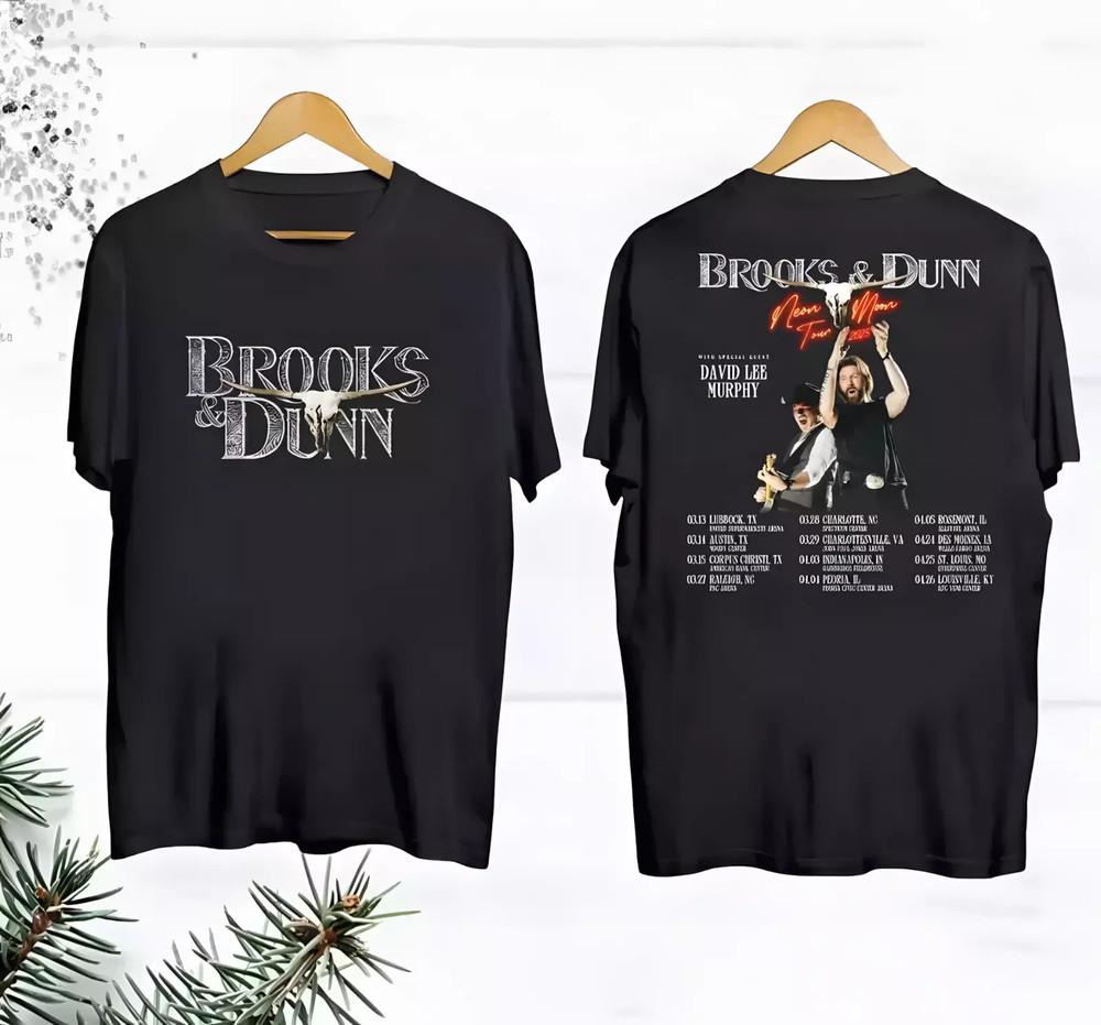 

2025 Brooks and Dunn Neon Moon Tour Shirt, Brooks & Dunn Merch, Brooks And Dunn M