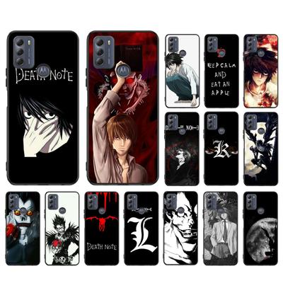 Manga Death Note Phone Case for Motorola Moto E7 Plus E32 E20 E40 Edge 20 Lite G22 G52 G20 G30 G100 G60 G50 G10 G Pure G Stylus