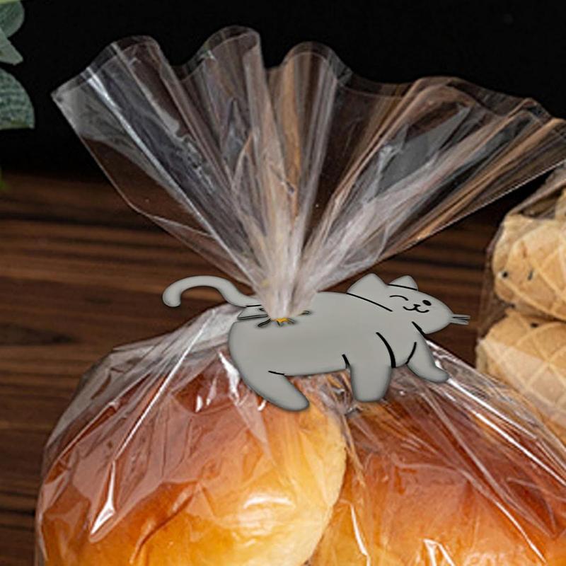 Funny Cat Butt Bread Clip 3D Printed Bag Clip Bag Holder Novelty Kitchen Gadget For Cat Lovers Food Storage Home Decor 1/2/3Pcs
