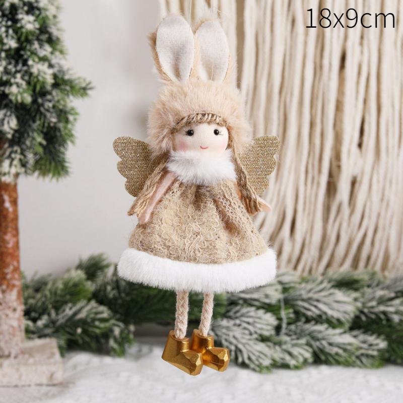 Christmas Angel Doll New Year 2025 Gifts Christmas Decorations for Home Navidad 2025 Natal Xmas Tree Pendant Ornaments Noel Deco