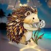 A Cute Hedgehog Sun Catcher, Animal Themed Decoration, Perfect for Home, Garden, Porch, Birthday Gift for Animal Lovers