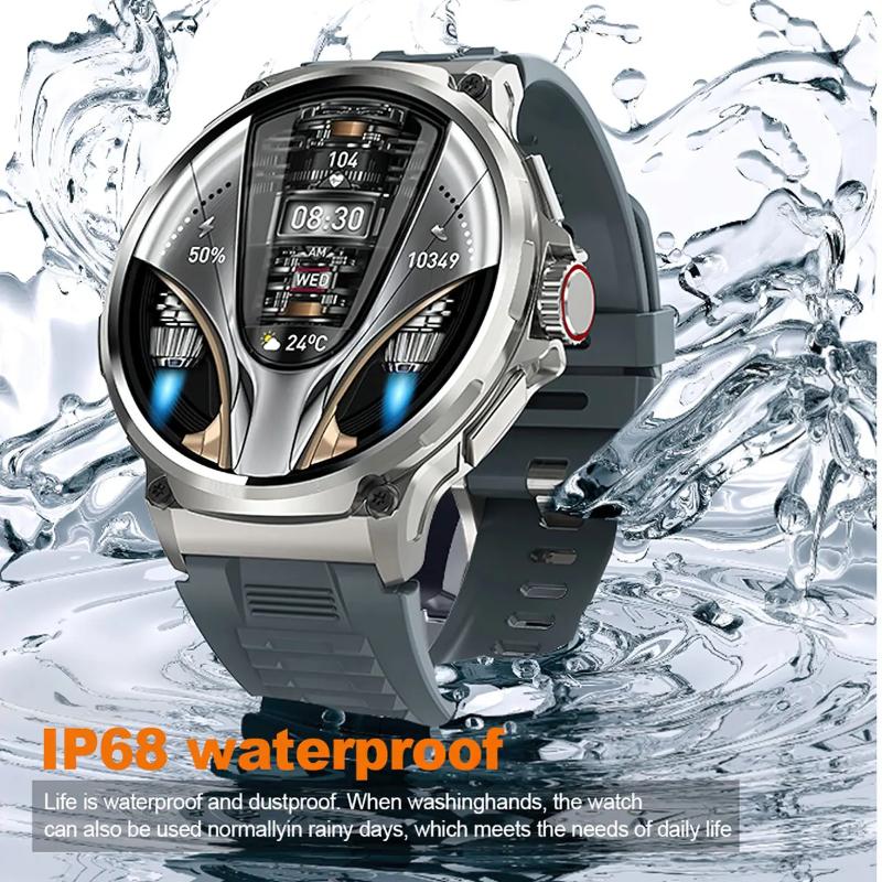 2025 New 1.85-inch Ultra HD AMOLED Smart Watch Men GPS Bluetooth Call 710 Mah Battery 400+Dial Fitness Sport Fitness Smartwatch