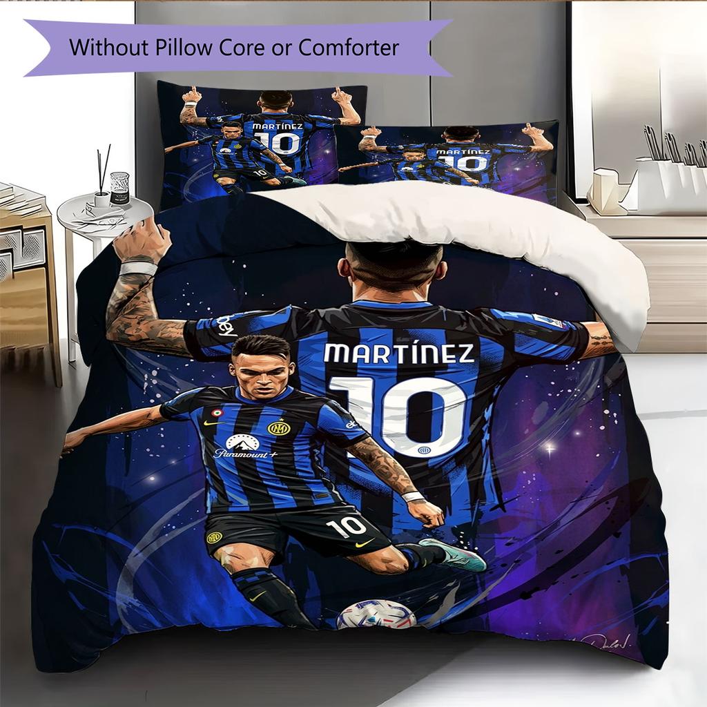 LY Poster Bettwäsche Steppbett Set Bettbezug Kissenbezug Heimdekoration Geburtstagsgeschenk (1 Bettbezug + 2 Kissenbezüge, ohne Füllung)