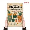 Vintage Metallschild Retro Wandkunst Dekor Blechplakat